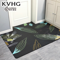 KVHG enters the door mat PVC doormat bedroom doormat inlet doormat kitchen carpet waterproof oil and oil-proof