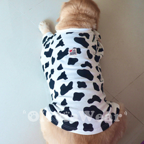 New Golden Retriever Labrador pure cotton cow long sleeve protective joint elbow suit Pet big dog clothes
