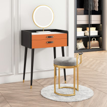 Rock Plate Dresser Modern Small House Type Master Bedroom Light Lavish Red Ins Wind Makeup Desk Bedroom Mini Makeup Table
