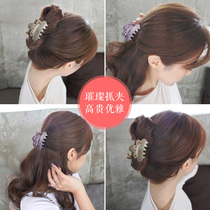 Rhinestone hairclip grab clip headgear adult big number bath hair catch hair simple claw Lady