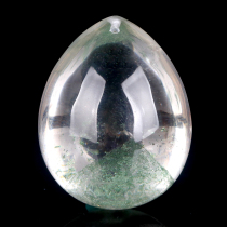 34 56g selected dreamy high-transparent cornucopia Melaleuca Landscape Drop-shaped Green Ghost Crystal Pendant