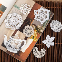 Handmade parquet accessories retro Viale water soluble cotton thread lace embroidered cloth with a good taster (iv)