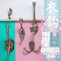 American simple porch hook Nordic wall hanging room door rear wall coat hook adhesive hook single