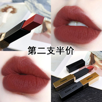 novo small gold strip matte matte lipstick Li Jiaqi Hyuna color red brown student niche Yan nine affordable alternative