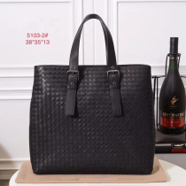 Fetal Cow Leather Woven Mens Handbag 2020 New Fashion Big Capacity Business Leisure briefcase
