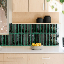 Fish Love Sugar Retro Green Blue Ice Cracked Kilns of Artisanal Brick Kitchen Toilet Wall Brick Background Wall Tiles