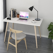 Desk Solid wood simple computer desk Desktop home Nordic modern bedroom writing desk Study desk Office desk