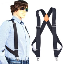 Adjustable pants Brace Strap Suspenders for Adult Belt Strap