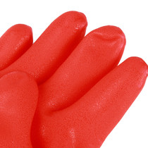 Warm dishwashing gloves Waterproof rubber plus velvet thickened laundry rubber lint lengthened durable winter car wash wear-resistant