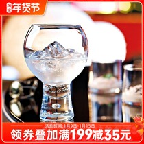 Nordic ins Wind lead-free glass heat-resistant cocktail cup juice cup beverage cup creative bubble water Cup