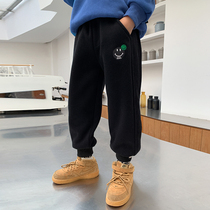 Boys pants spring and autumn 2021 new childrens casual pants fashionable middle and big children autumn handsome sports pants