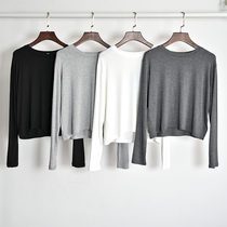 Short Modal Dance Suit Loose Long Sleeve Dance Training Suit Female Jazz Latin Modern Training Suit Training Suit