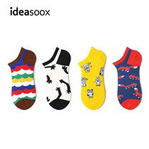 ins tide socks womens socks girl Summer thin cotton socks cartoon low top shallow cute boat Socks invisible socks