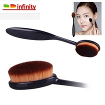 Hot Oval Makeup Perfect Face Brush Powder Blush Foundation C