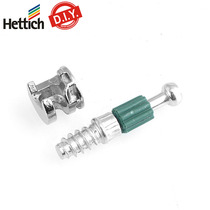 Haidishi three-in-one connector Screw nut Eccentric gurney Wardrobe drawer plate desk assembly accessories