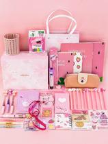 School supplies Stationery supplies Tote bag Girl small book sharpener School gift bag Mens and womens books desktop