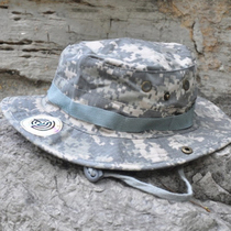 Camouflage hat Male special forces military fan outdoor fisherman hat Sunscreen visor flanging tactical fishing round edge hat