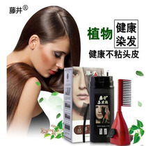 Fujii hair comb First generation hair dye cream Hair dye comb Special dispensing tube Plant hair dye A comb black hair dye cream