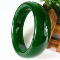 Hetian jade bracelet widened bracelet with certificate Hetian jade Jasper bracelet Xinjiang jade bracelet womens bracelet