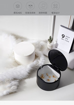 Net Red Brief About Spot Round Press Type Pop-up Cover Trash Can Table Plastic Washroom Sanitary Barrel