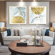 Light luxury abstract mural square porch decorative painting Post Modern Model Room Guest restaurant bedroom bedside painting