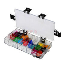 AP watercolor moisturizing toner box 24-cell pigment box Easy to carry special painting sketching moisturizing sub-packing pigment box