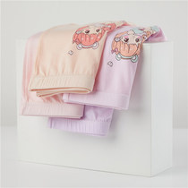 Childrens underwear pure cotton flat corner girl cute printed without clamping PP CUHK child elementary school children little girl little girl shorts