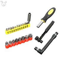 Multifunctional household socket head combination connecting rod screwdriver ratchet wrench electric drill accessories tool