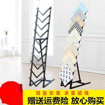 Exhibition rack wood frame template thick 300 ceramic vertical multifunctional x300 tile put Display 300 shop sample