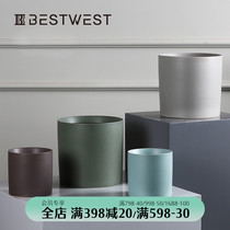 Modern minimalist ceramic vase home living room insert vase dry flower Ware small furnishings dining table decorations ornaments creative