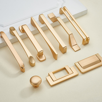 Cabinet drawer handle Nordic wardrobe door handle Modern simple European cabinet surface mounted hardware invisible handle