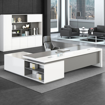 Boss Table Presidents Table Office Furniture Brief Modern Manager Table Heads Table Warm White Desk Chair Combinations