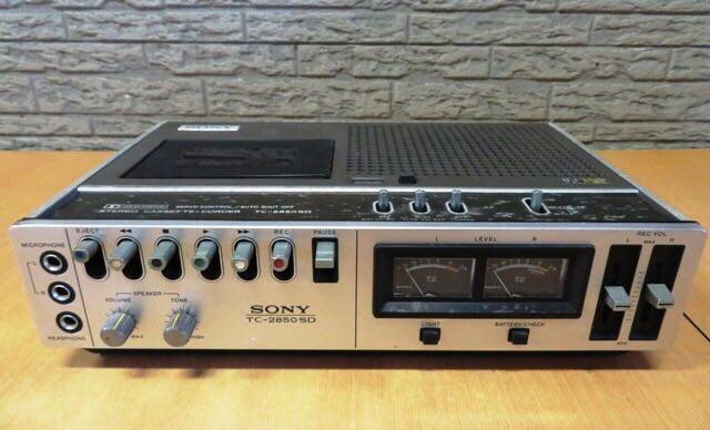 Sony SONY TC-2850SD Portable tape card landline recorder quartz head original import
