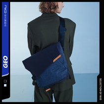 NIID shoulder G1 messenger bag canvas messenger mens and womens commuting leisure waterproof tide brand 13 inch computer bag school bag