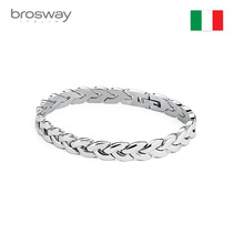 Brosway Europe and the United States fashion mens simple titanium steel bracelet bracelet send boyfriend bracelet jewelry Tanabata gift