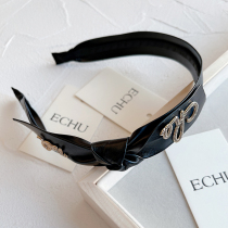 Hair accessories hair bundle hair hoop Korean Korean version of Joker out black net red headband Korean pressure hair hoop female