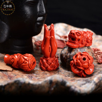 The Zhu Sands Pendant Lotus Buddha Handfu Bag of the Leopard Leopard Back Cloud Lezi Hanging Pendant Foeball DIY Accessories Accessories