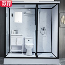 1 2*1 9 Holistic shower room integrated bathroom home shower room rectangular whole bathroom