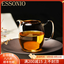 ESSONIO Japanese style Cup heat-resistant glass thickened high-grade male cup tea ceremony accessories kung fu tea set tea divider