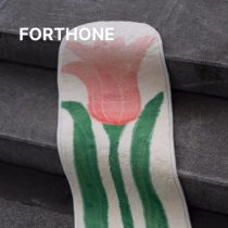 Jinghua original design Nordic vertical bar flower childrens room bedroom ins bedside carpet mat girl cute