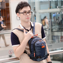 Mini shoulder bag Womens small backpack multi-functional dual-use Korean version sports travel bag Chest bag crossbody bag Mens bag tide
