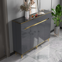 Shoe cabinet home entrance large capacity balcony locker door outside living room entrance cabinet entrance door light luxury breathable shoe rack