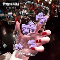 vivox50pro phone case x30pro transparent x27pro Japanese x23 cute x21i glitter x20plus purple