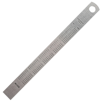 Deli 8461 8462 Office steel ruler 15 cm scale ruler Student stationery stainless steel ruler