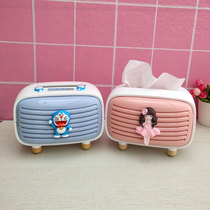 Nordic tissue box drawing paper home living room noodle restaurant coffee table simple cute creative home ins girl