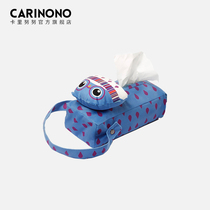 Carinunu car tissue box car paper box hanging cartoon cute car creative car supplies interior