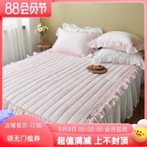 Korean Princess wrinkles 60 water washing cotton and quilting mattress mattress with a very pure color