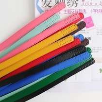 62cm straight-bar imitation leather bag with PU leather hand grip pressing line strengthen the thickened version of a pair price