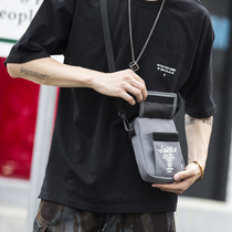 Sports men personality small hanging bag trend leisure shoulder bag mobile phone ID small backpack mens bag simple shoulder bag