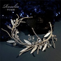 Silver luxury childrens headdress princess high-end handmade girl performances exaggerate personality walking dance ornaments